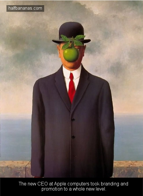 The Son of Man by Rene Magritte